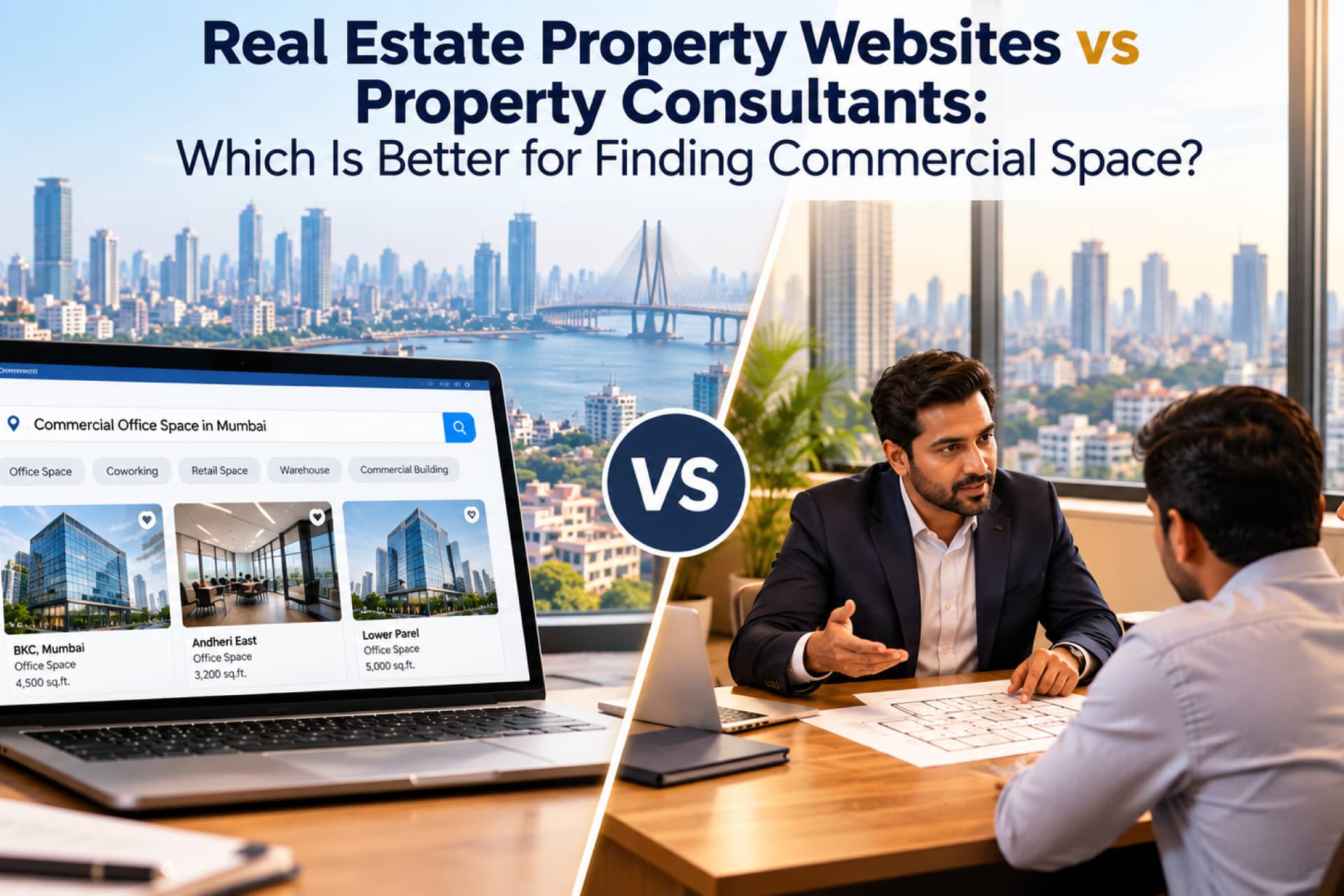 Real Estate Property Websites vs Property Consultants: Which Is Better for Finding Commercial Space?